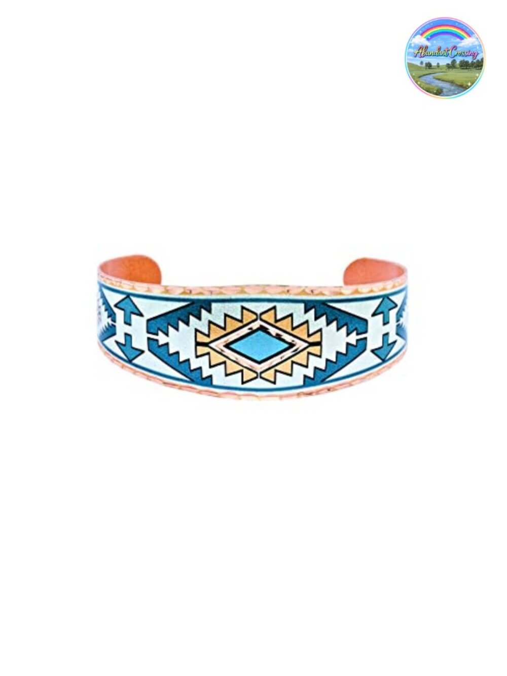 Handcrafted Copper Cuff Bracelet Native American Tribal Cuff